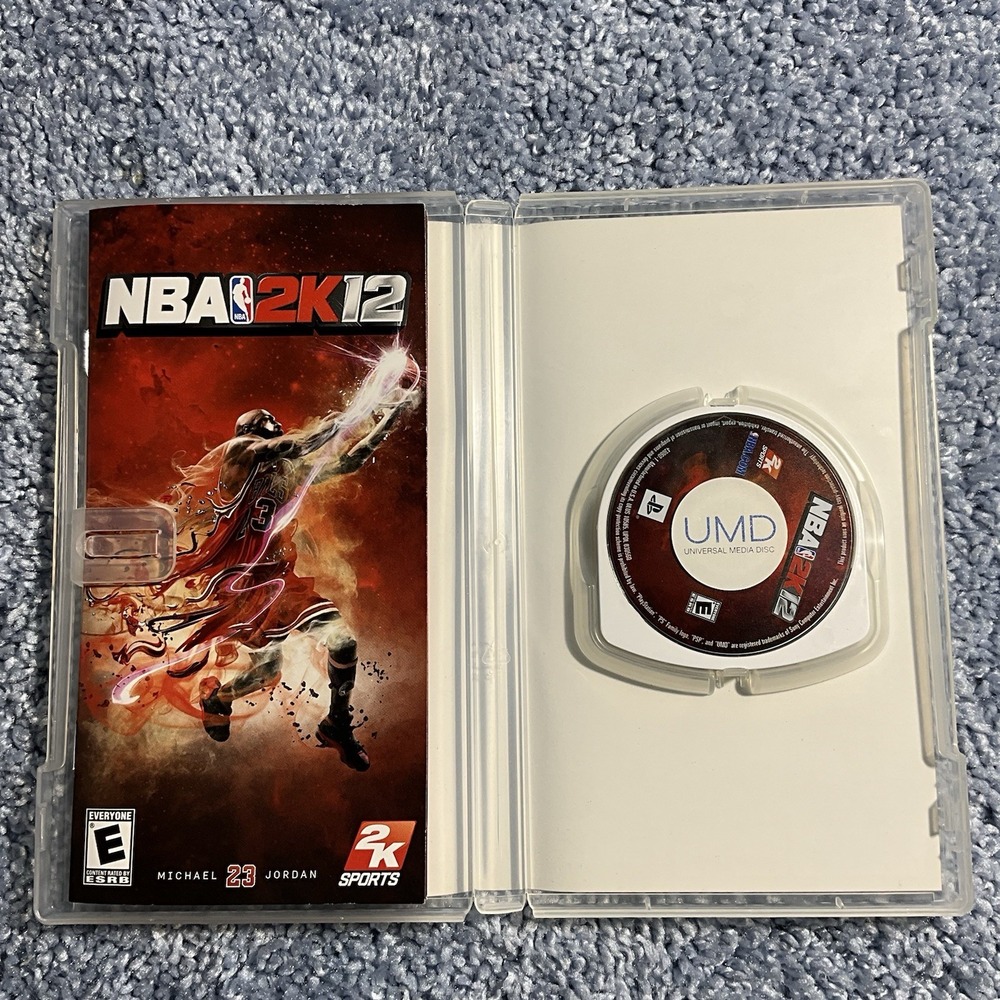 NBA 2K12 (Sony PSP PlayStation game) Michael Jordan 2K Sports Complete PSP - Picture 3 of 5
